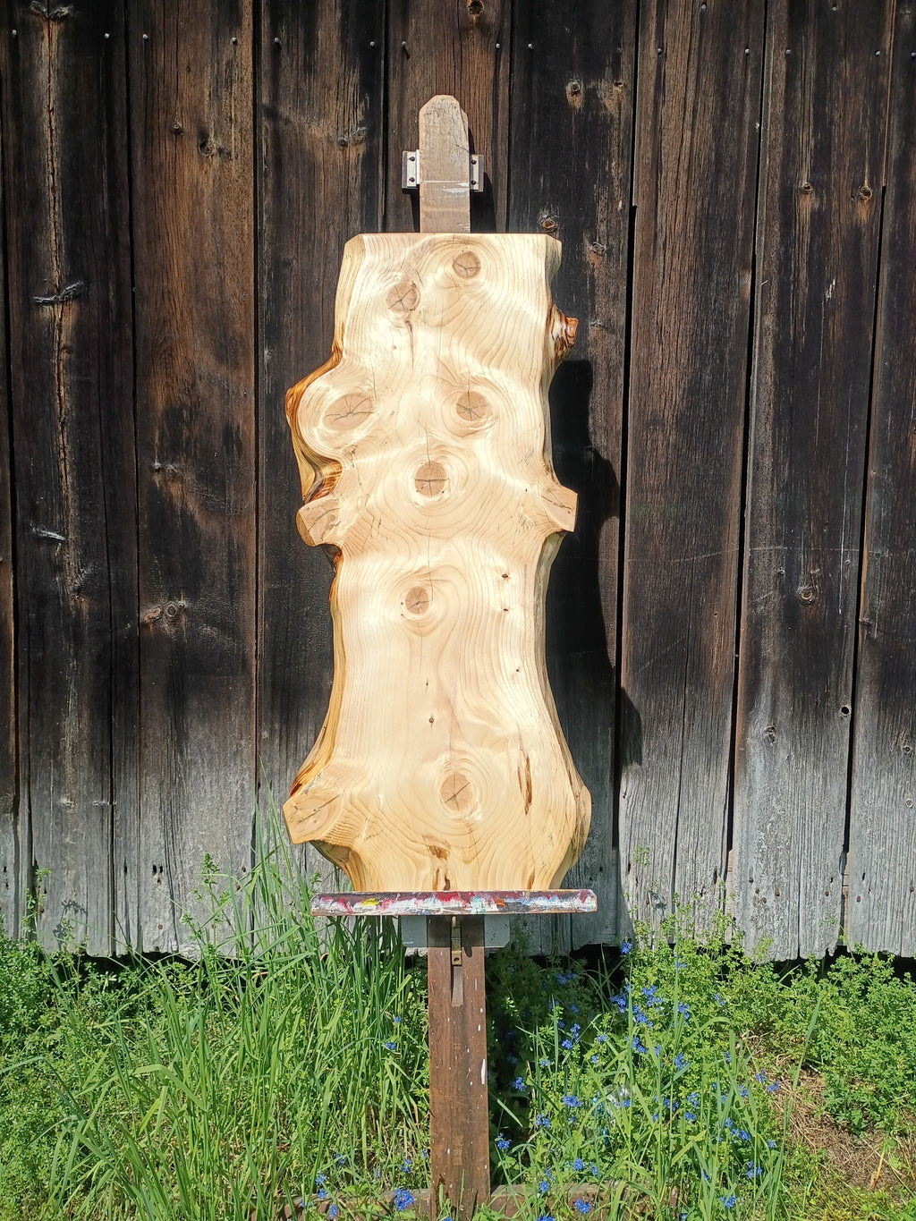 Knotty Pine Sofa Table