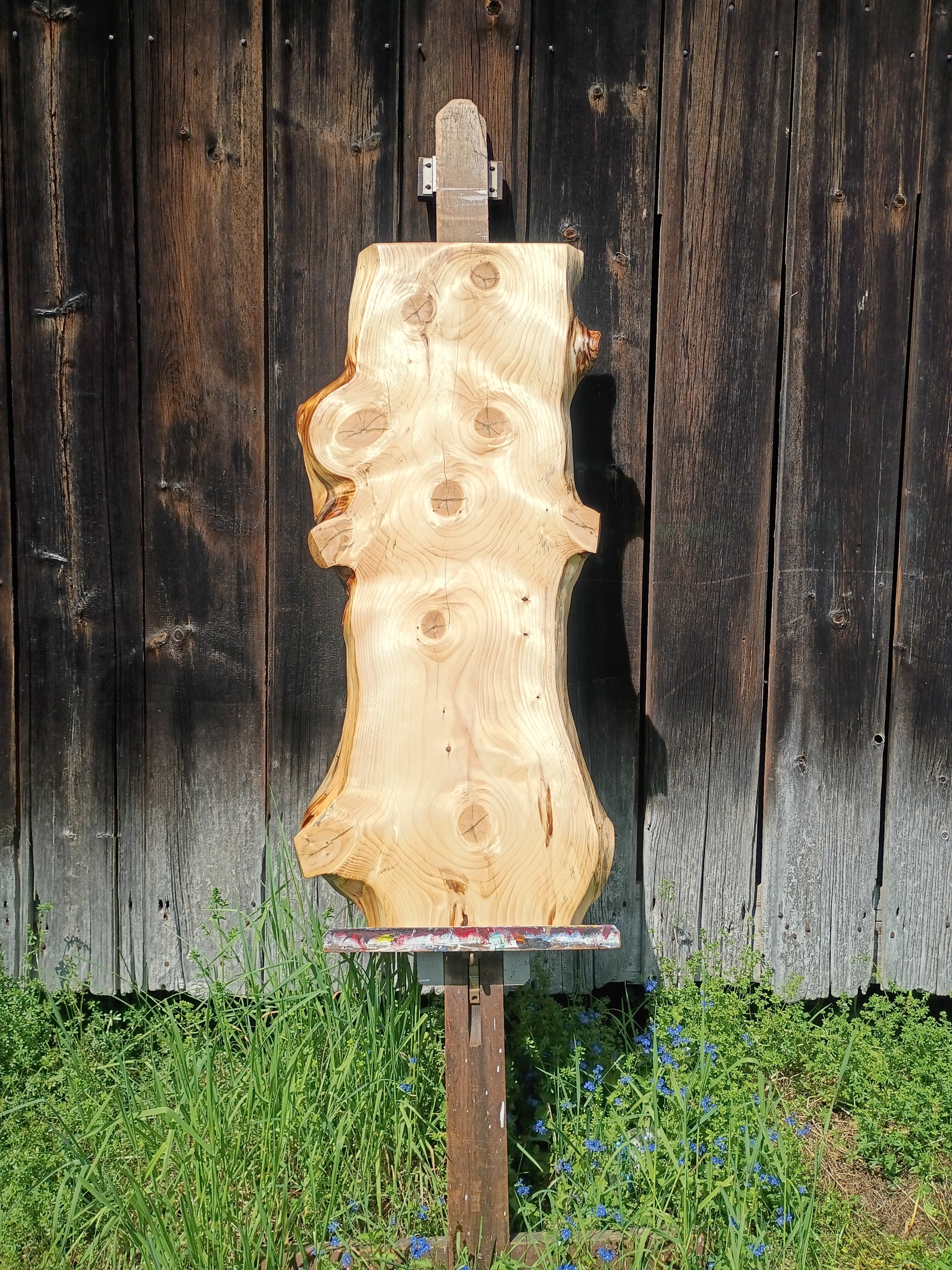 Knotty Pine Sofa Table