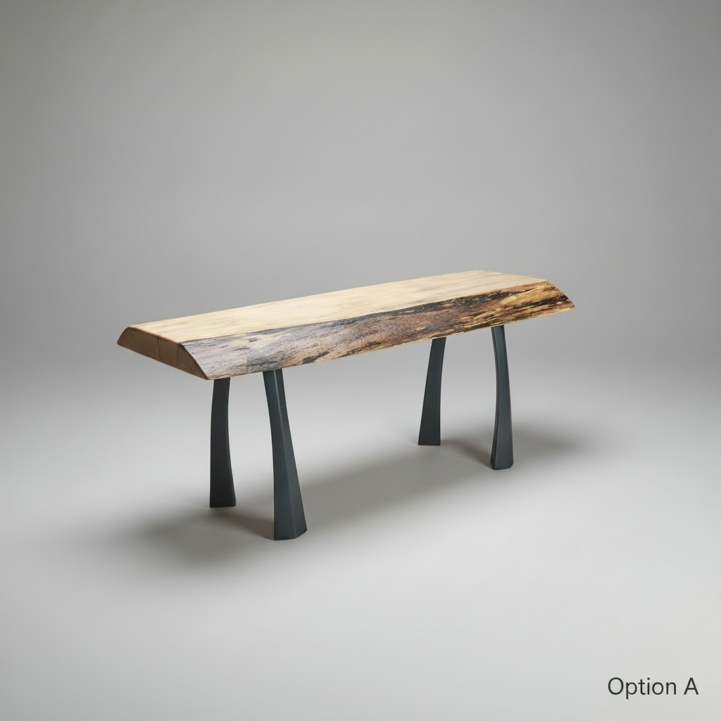 Spalted Maple Bench