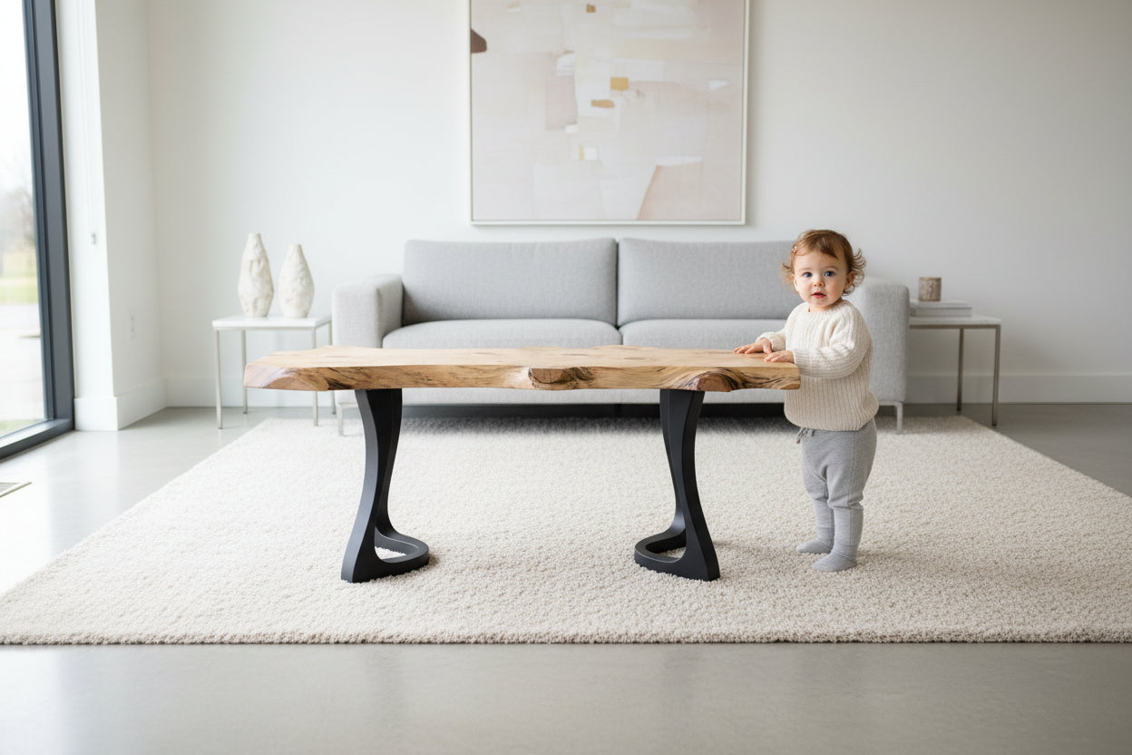 Knotty Pine Sofa Table