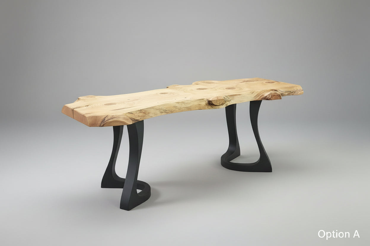 Knotty Pine Sofa Table