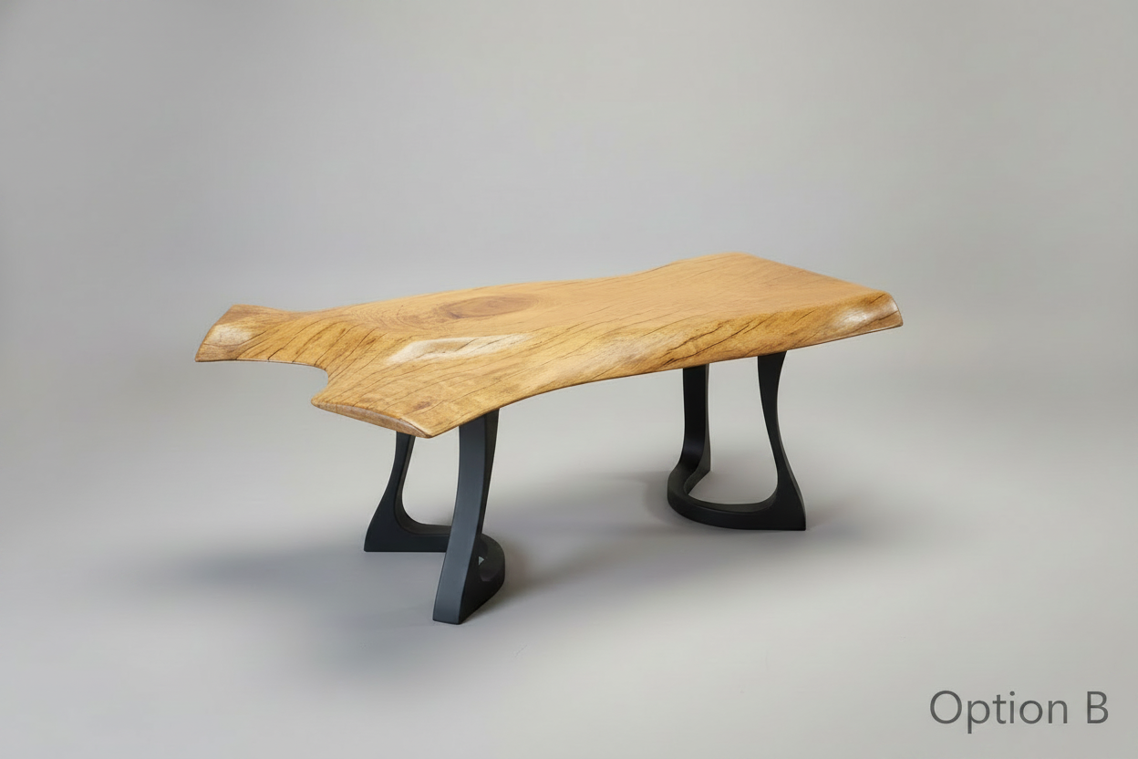 Salvaged White Oak Coffee Table