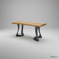 White oak Bench