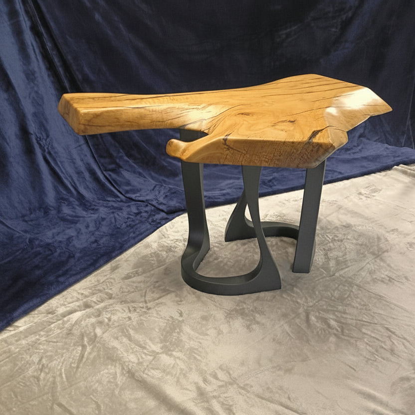 Rustic Ash Side Table