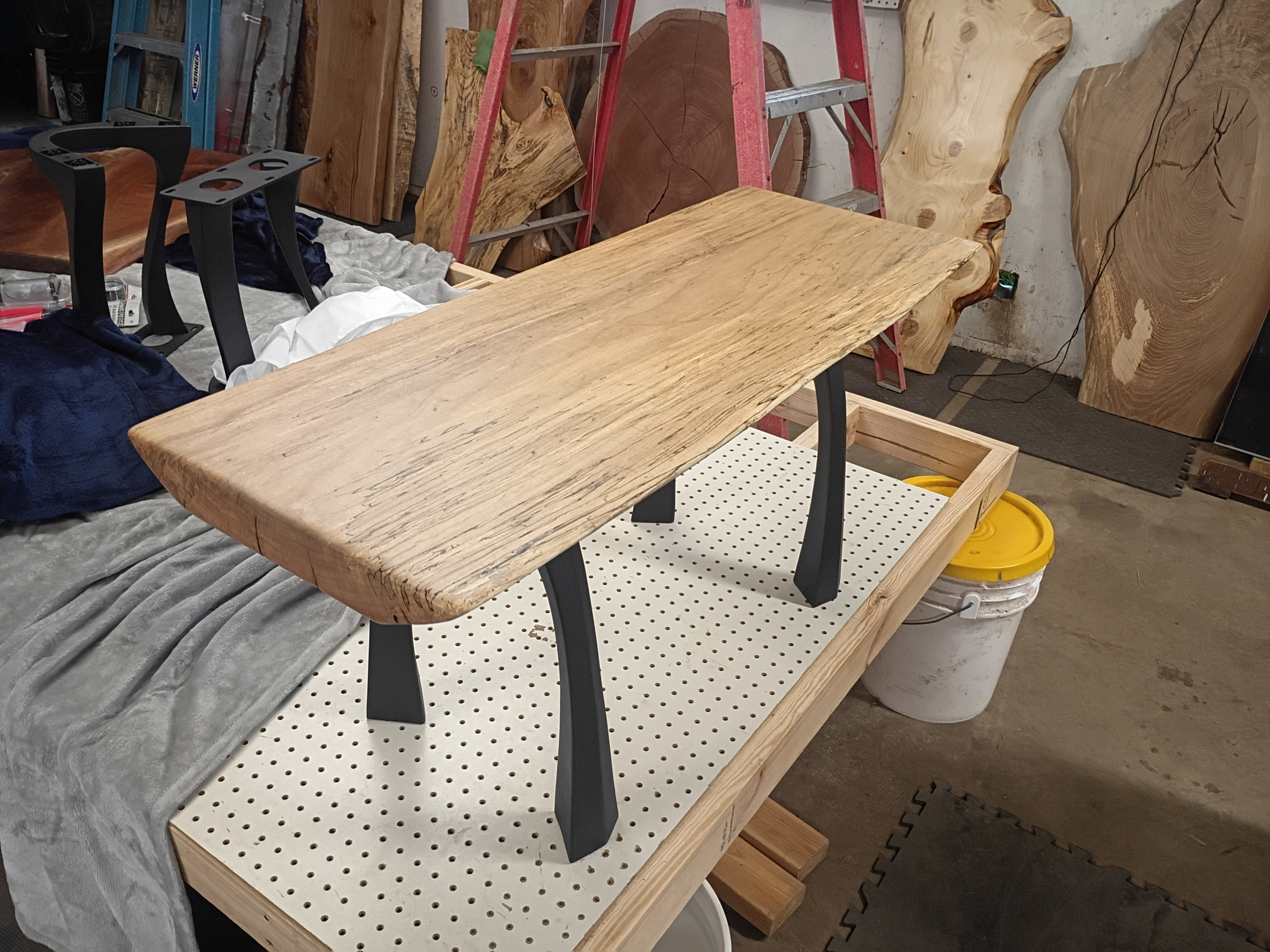 Spalted Maple Bench